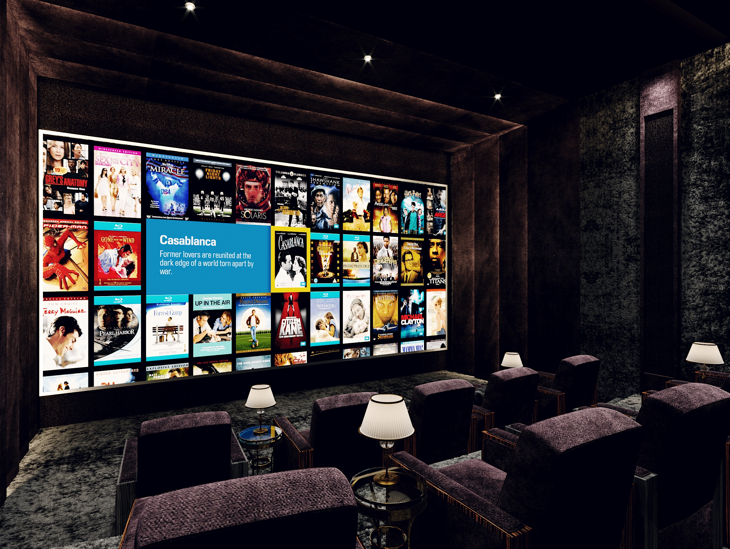 Home Cinema - Contemporáneo - Cine en casa - Berkshire - de Adept  Integrated Systems Ltd